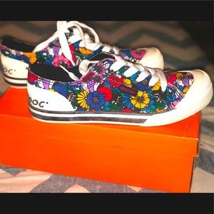 Rocket dog floral shoes
